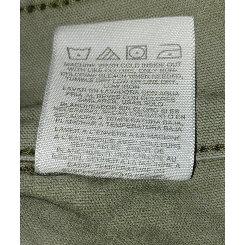 Lee Heritage Shorts Women's 18 Olive Green Carpenter Style Big Pockets Stretchy - Picture 7 of 7
